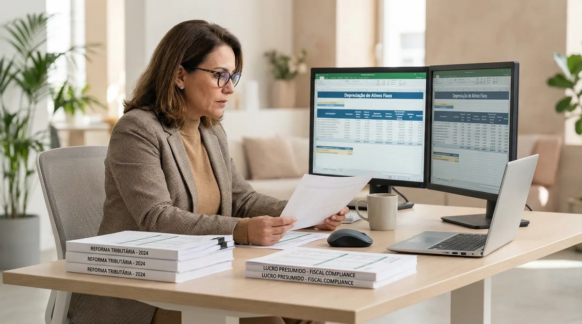 Ativos Fixos no Lucro Presumido: Regras de Depreciação e Impactos da Reforma Tributária