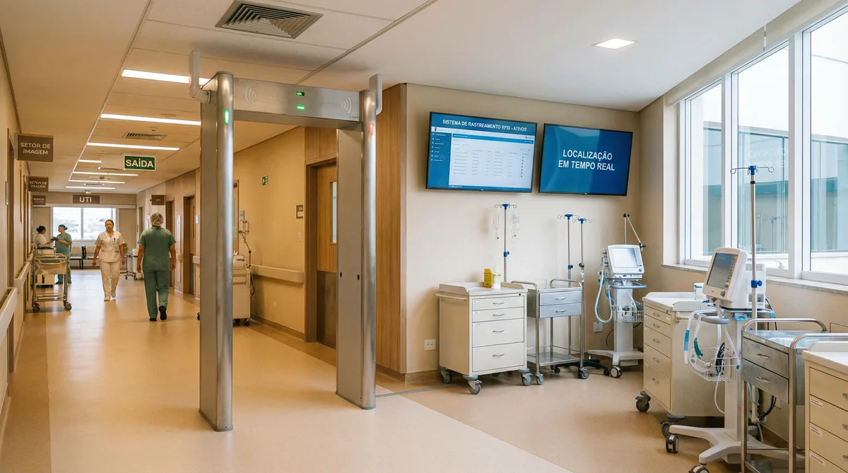 Portal RFID para saúde: eficiência e controle operacional em hospitais