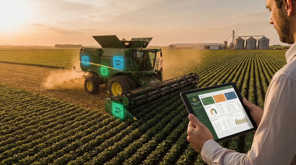 RFID no agronegócio: controle total de ativos e resultados comprovados no campo
