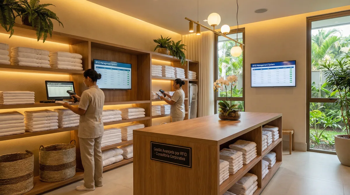 RFID na gestão hoteleira: controle de enxoval, day use e aumento de receita