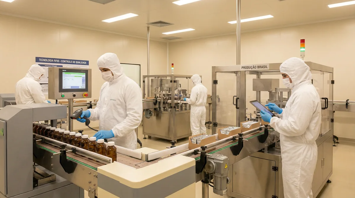 RFID na indústria farmacêutica: rastreabilidade ANVISA