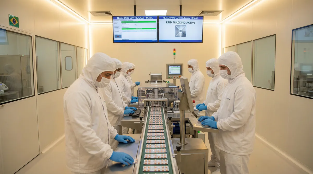 RFID na indústria farmacêutica: rastreabilidade completa e conformidade ANVISA