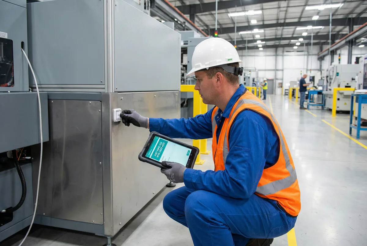 Gestão de manutenção com RFID em campo