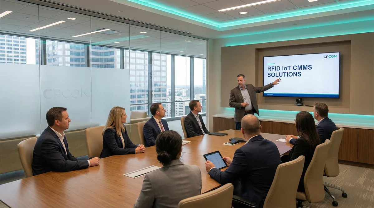 Demonstração CMMS RFID com especialista CPCON