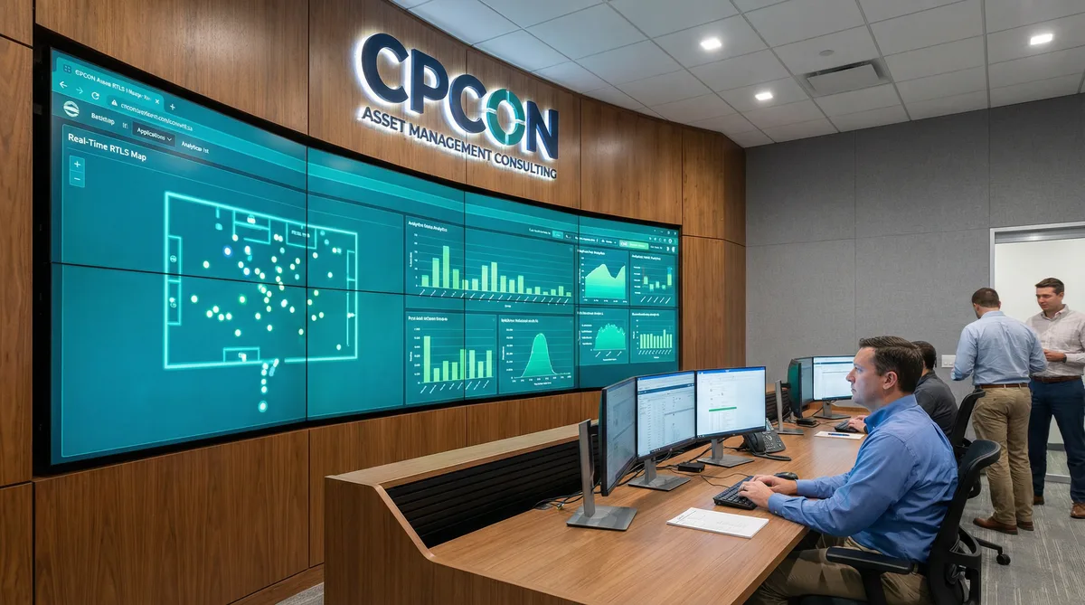 CMMS com RTLS e IA para gestão de ativos