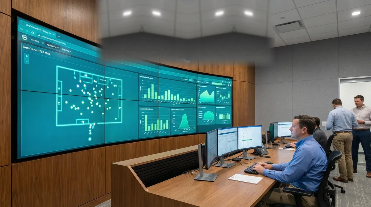 CMMS com RTLS e IA para gestão de ativos