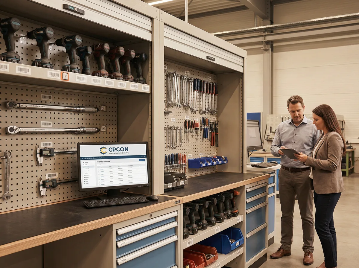 Almoxarifado de ferramentas industriais