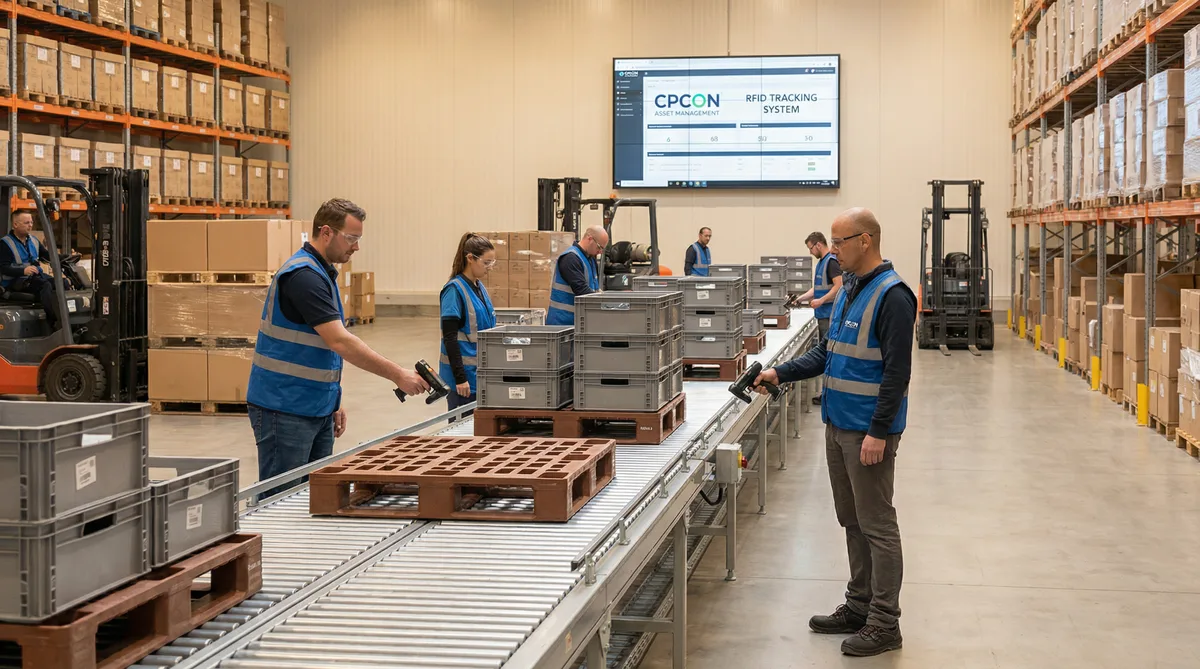 Controle de Caixas e Paletes com RFID