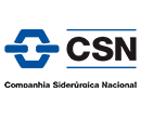Logotipo da CSN, cliente do Sistema de Localização Física de Ativos em Tempo Real(RTLS) Logotipo da CSN, cliente do Sistema de Localização Física de Ativos em Tempo Real(RTLS)