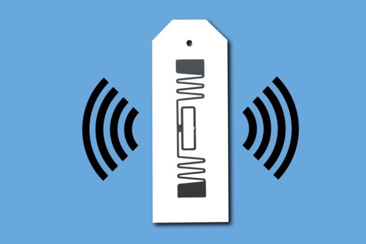 A tecnologia de comunicação da etiqueta RFID. etiquetas rfid.