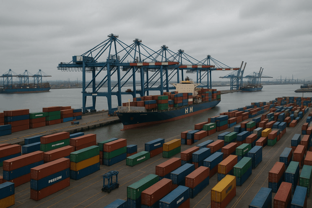 Nuvem de Pontos - Terminal portuário