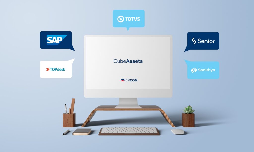Integração entre ERP e Sistema de Gestão de Ativos CPCON